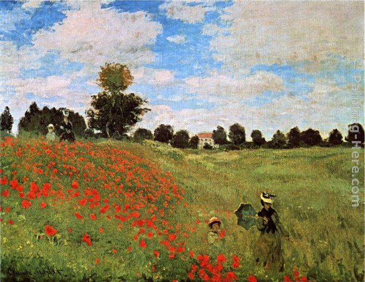Corn Poppies painting - Claude Monet Corn Poppies art painting